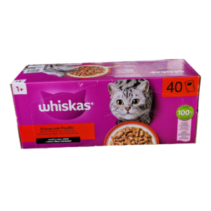 Whiskas kapsičky klasický výber v šťave 40x85g