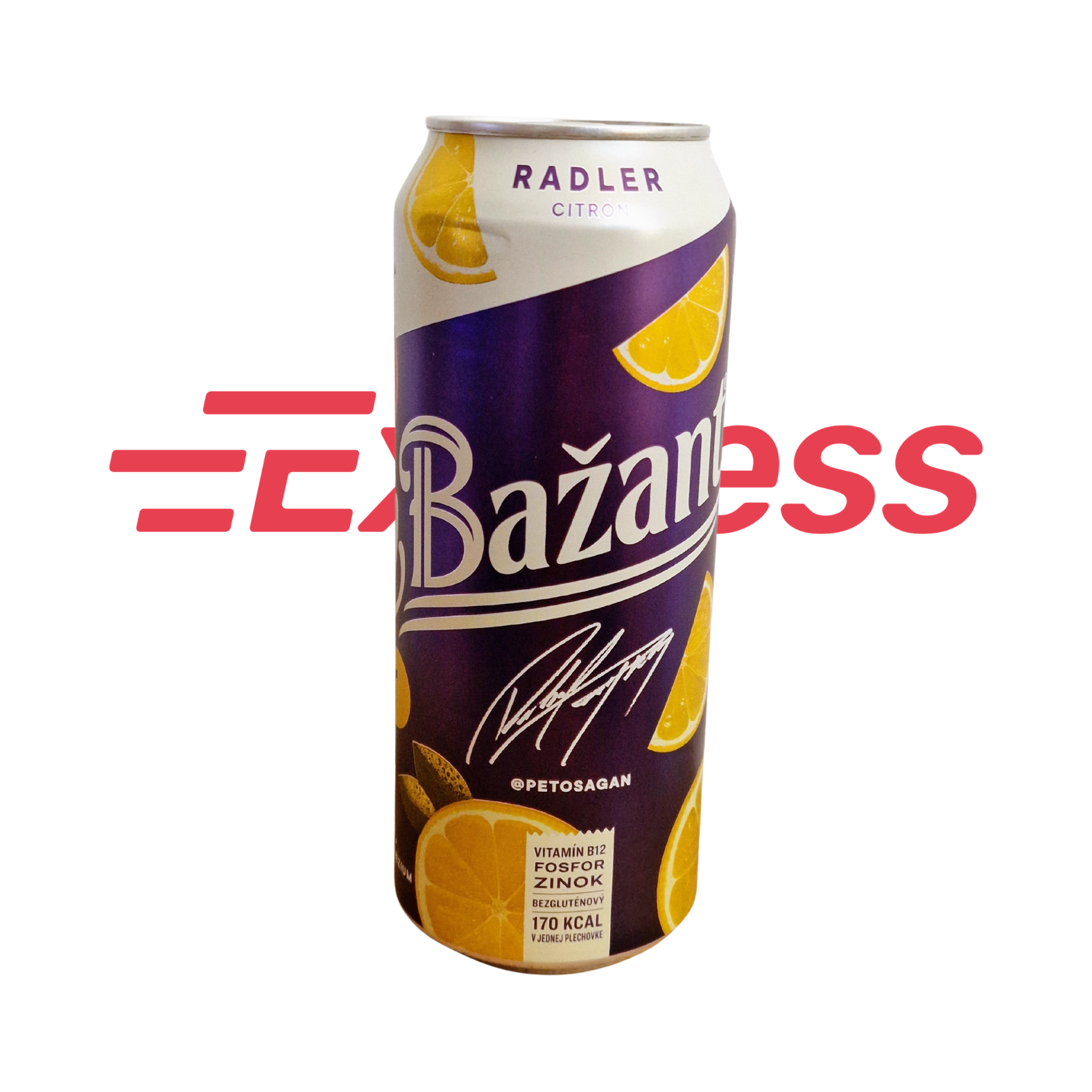 Zlatý Bažant Radler 0,0% Šport Citrón plechovka 500ml